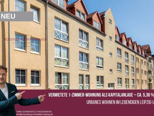 Studio zum Kauf 64.900 € 1 Zimmer 23,6 m² 1. Geschoss Kösner Straße 5 WE62 Lindenau Leipzig / Altlindenau 04177