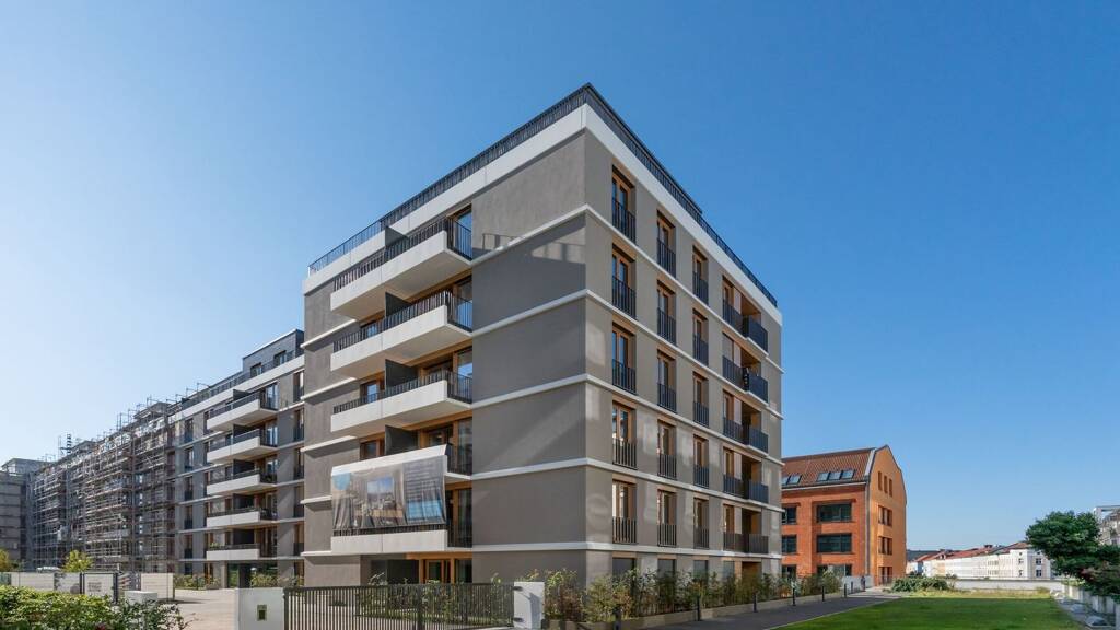 Wohnung zur Miete - Erstbezug 2.274 € 3 Zimmer 76,6 m² 5. Geschoss frei ab 15.04.2026 Pufendorfstraße 3A-3E Friedrichshain Berlin 10249