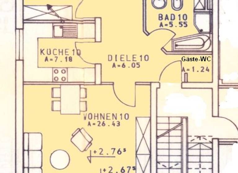 Wohnung zum Kauf 230.000 € 3 Zimmer 77 m² 1. Geschoss Remagen 53424