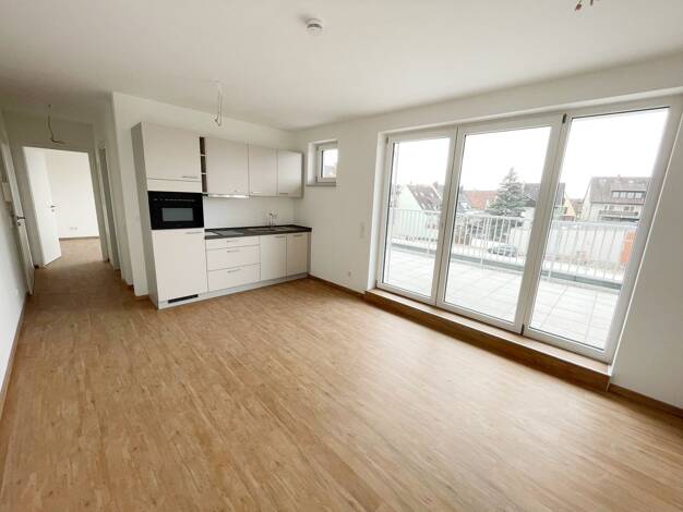 Terrassenwohnung zur Miete - Erstbezug 710 € 2 Zimmer 52,6 m² 2. Geschoss frei ab sofort Schimmelgasse 9 Bad Windsheim Bad Windsheim 91438