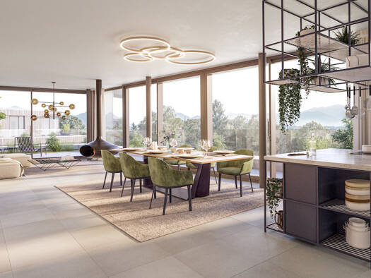 Penthouse zum Kauf - Neubau provisionsfrei 1.600.000 € 4 Zimmer 183 m² 5. Geschoss Herderstraße 4, 6, 8 West Rosenheim 83024