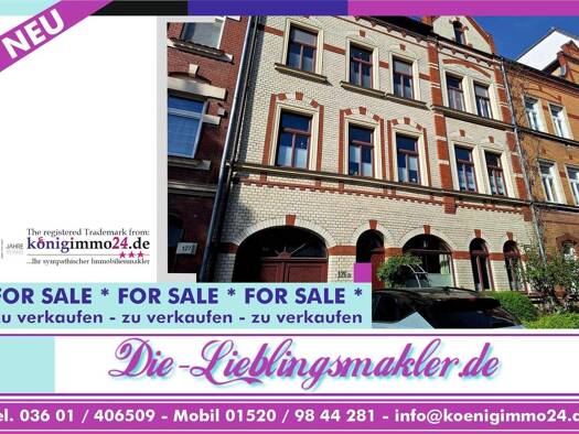 Mehrfamilienhaus zum Kauf 349.900 € 7 Zimmer 210 m² 870 m² Grundstück Mühlhausen Mühlhausen/Thüringen 99974