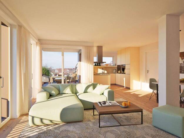 Penthouse zum Kauf - Neubau provisionsfrei 995.000 € 3 Zimmer 112,1 m² 3. Geschoss frei ab 31.12.2027 Leonberg 71229