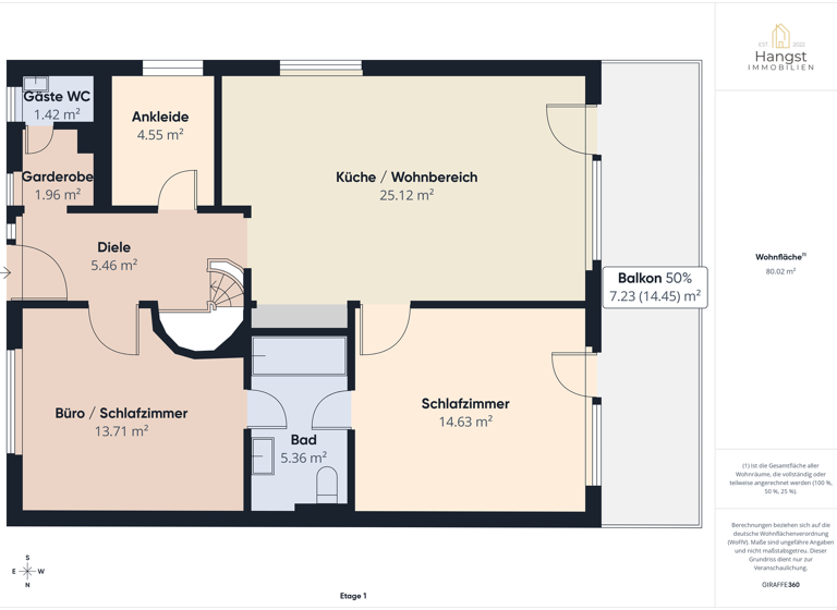 Doppelhaushälfte zum Kauf 499.000 € 6 Zimmer 145 m² 338 m² Grundstück Stetten 88719