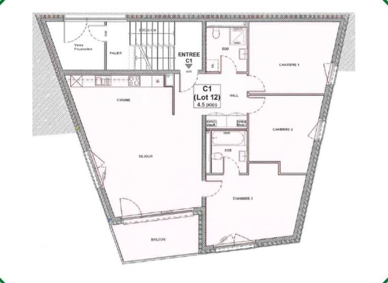 Wohnung zum Kauf 1.725.655 € 4 Zimmer 104 m² Lausanne Chailly - Rovéréaz Lausanne 1012