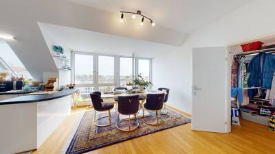 3-кімнатна мансардна квартира, 94 м², Гернальс, Гернальс