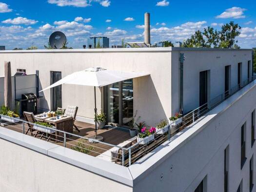 Penthouse zur Miete 3.030 € 4 Zimmer 105,7 m² 4. Geschoss frei ab 01.02.2026 Gertrud-Grunow-Str. 26 Schwabing-Freimann München 80807
