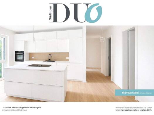 Wohnung zum Kauf - Erstbezug provisionsfrei 433.100 € 3,5 Zimmer 108,3 m² St Arnual Saarbrücken 66119