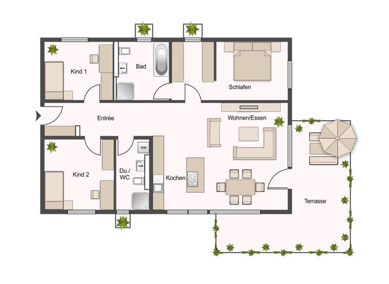 Wohnung zur Miete 1.722 € 4 Zimmer 114,8 m² EG frei ab 01.06.2026 Machern 04827