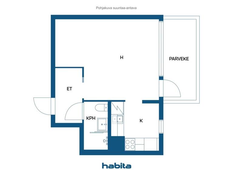 Studio zum Kauf 79.000 € 1 Zimmer 27 m² 5. Geschoss Suvantotie 4 Vantaa 01600