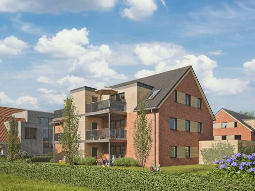 Terrassenwohnung zum Kauf provisionsfrei 378.600 € 3 Zimmer 88,9 m² EG Diedrich-Dannemann-Straße Südmoslesfehn Wardenburg 26203