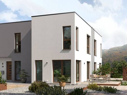 Doppelhaushälfte zum Kauf 463.200 € 4 Zimmer 130,8 m² 370 m² Grundstück Weihenzell Weihenzell 91629