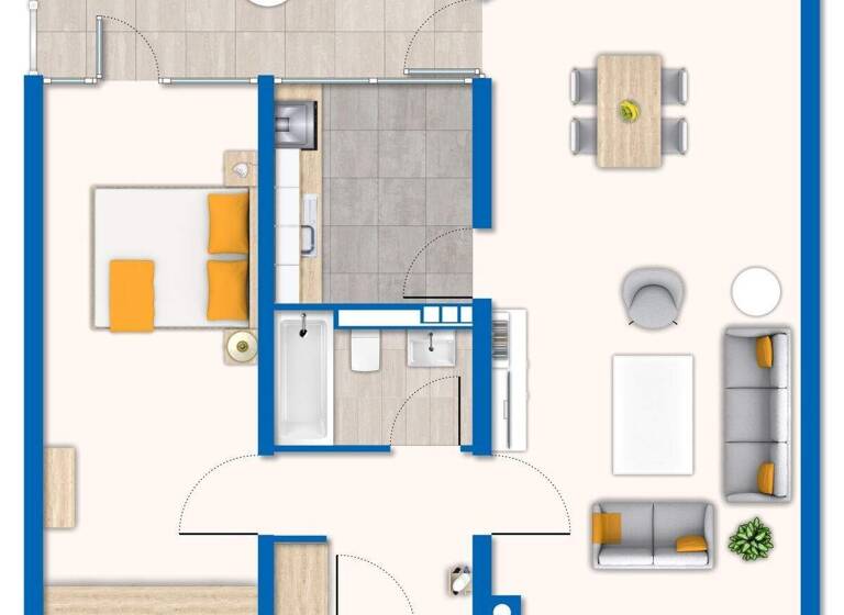 Wohnung zum Kauf 235.000 € 2 Zimmer 67,7 m² Eschborn 65760