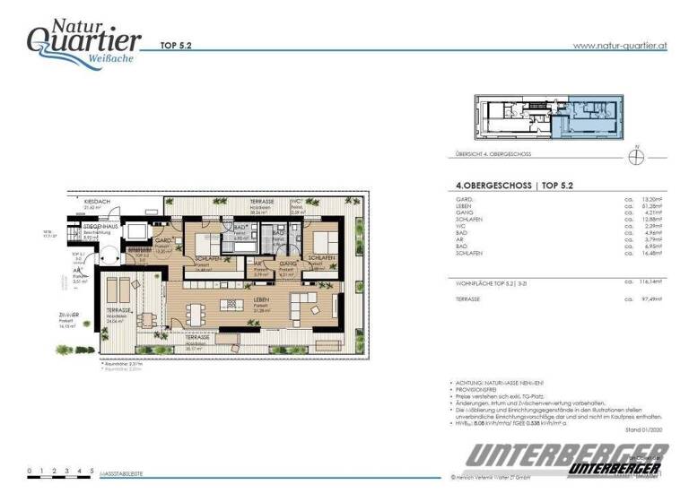 Wohnung zur Miete 2.924 € 3 Zimmer 116,1 m² Salurner Straße 56 Kufstein 6330