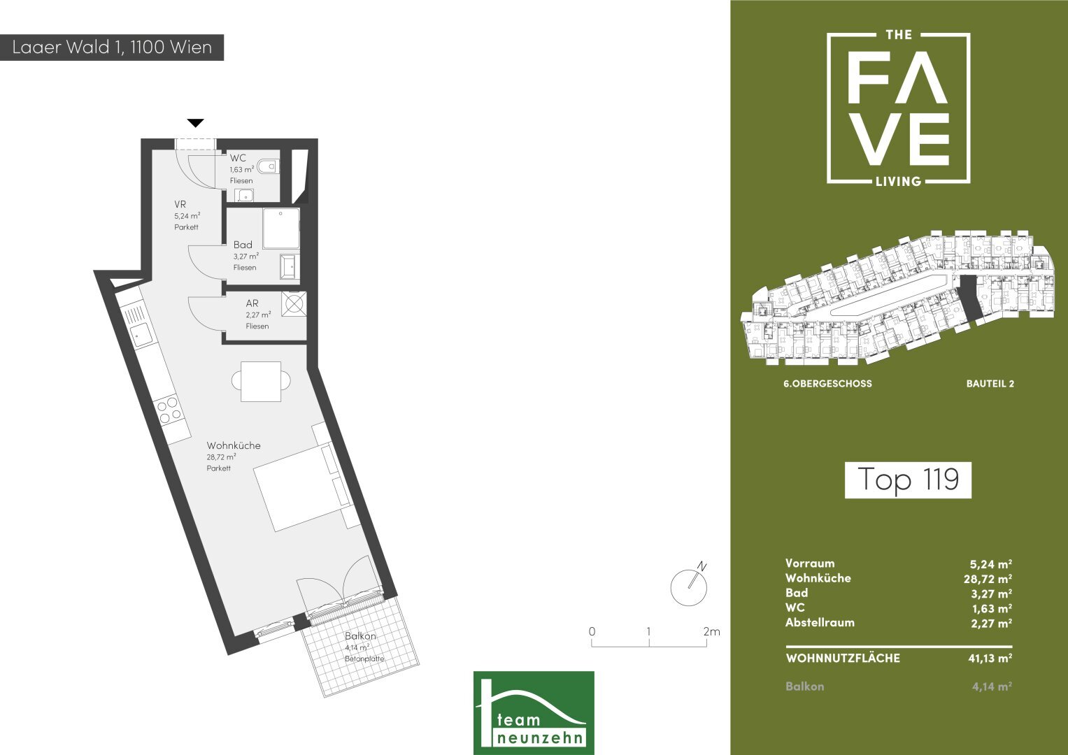 Wohnung zur Miete 599 € 1 Zimmer 41,2 m²<br/>Wohnfläche 6.<br/>Geschoss 01.02.2025<br/>Verfügbarkeit Laaer Wald 1 Wien 1100