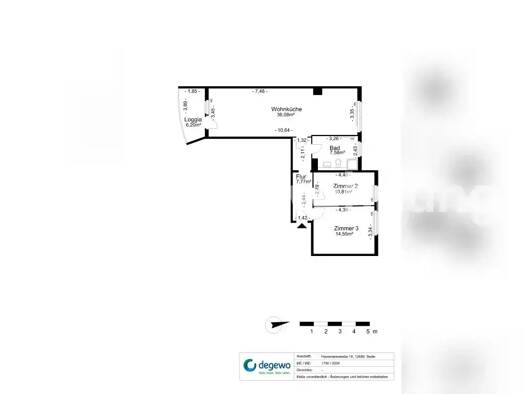 Wohnung zur Miete Tauschwohnung 455 € 3 Zimmer 80 m² 2. Geschoss Marzahn Berlin 12689