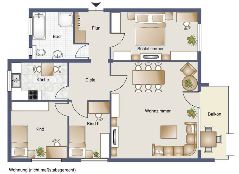 Wohnung zum Kauf 199.000 € 4 Zimmer 89 m² Lüdenscheid 58509
