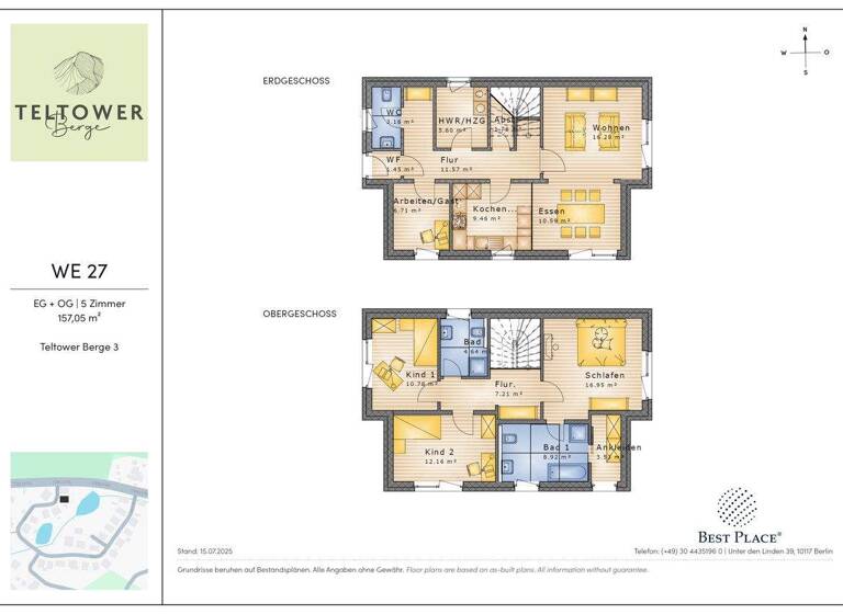 Einfamilienhaus zum Kauf provisionsfrei 695.000 € 5 Zimmer 157,1 m² 500 m² Grundstück Teltower Berge 3 Mahlow Blankenfelde-Mahlow 15831