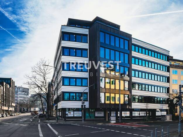 Bürofläche zur Miete - Erstbezug provisionsfrei 19,90 € 2.728 m² Bürofläche teilbar ab 129 m² Adlerstraße 63 Pempelfort Düsseldorf 40211