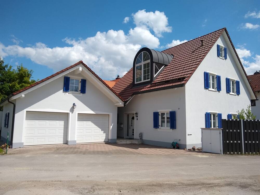 Einfamilienhaus mit neuer Wärmepumpe