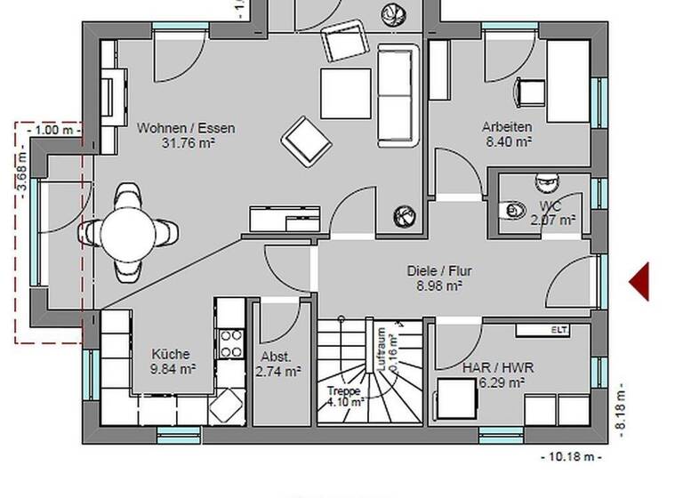 Einfamilienhaus zum Kauf provisionsfrei 517.900 € 4 Zimmer 126 m² 578 m² Grundstück frei ab sofort Gerersdorf Burgoberbach 91595