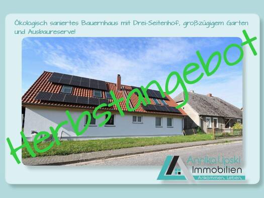 Einfamilienhaus zum Kauf 275.000 € 5 Zimmer 258,4 m² 2.886 m² Grundstück frei ab sofort Briest Passow 16306