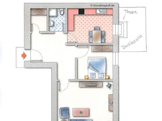 Wohnung zur Miete 595 € 2 Zimmer 60 m² Harmshof 4 Bispingen 29646