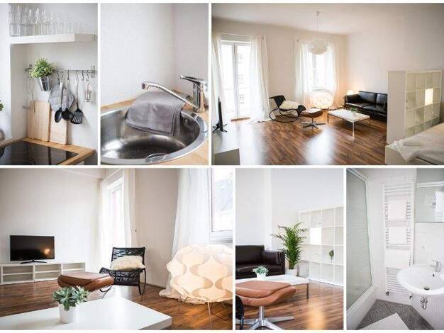 Studio zur Miete Wohnen auf Zeit 1.490 € 1 Zimmer 45 m² frei ab 09.03.2026 Oberbilk Düsseldorf 40227