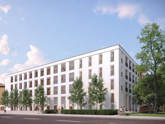 Wohnung zum Kauf - Neubau provisionsfrei 493.100 € 2 Zimmer 54,2 m² 4 Geschosse Prüfeninger Straße 41 Westenviertel Regensburg 93049