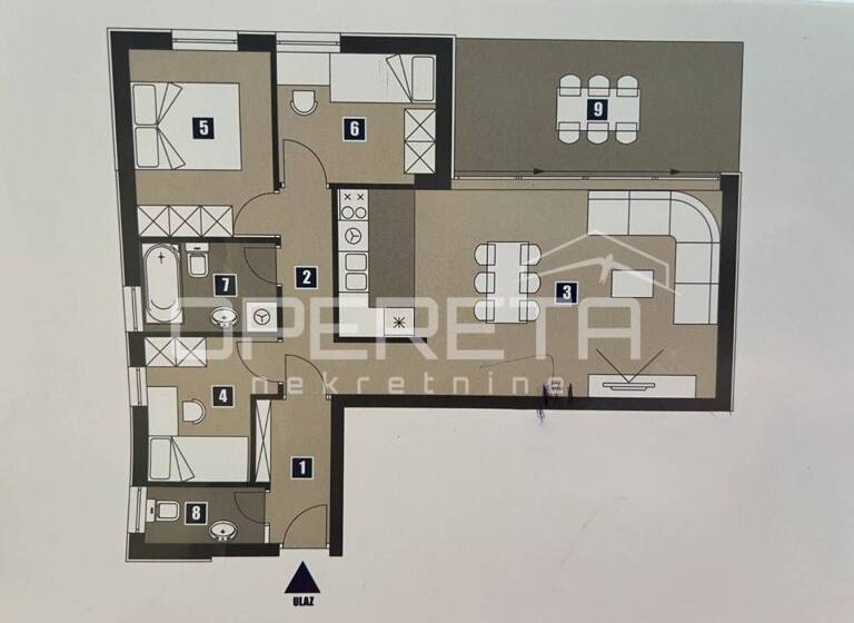 Wohnung zum Kauf 389.000 € 4 Zimmer 88 m² Brodarica - Visnjik