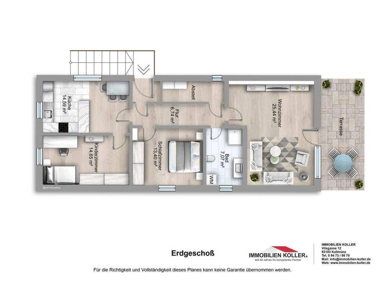Terrassenwohnung zum Kauf 420.000 € 3,5 Zimmer 91 m² frei ab sofort Kareth Lappersdorf 93138