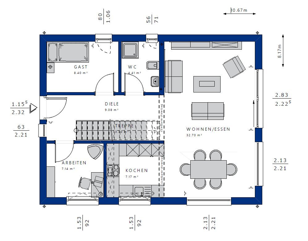 Einfamilienhaus zum Kauf provisionsfrei 1.326.000 € 5 Zimmer 156 m²<br/>Wohnfläche 426 m²<br/>Grundstück Holzkirchen Holzkirchen 83607