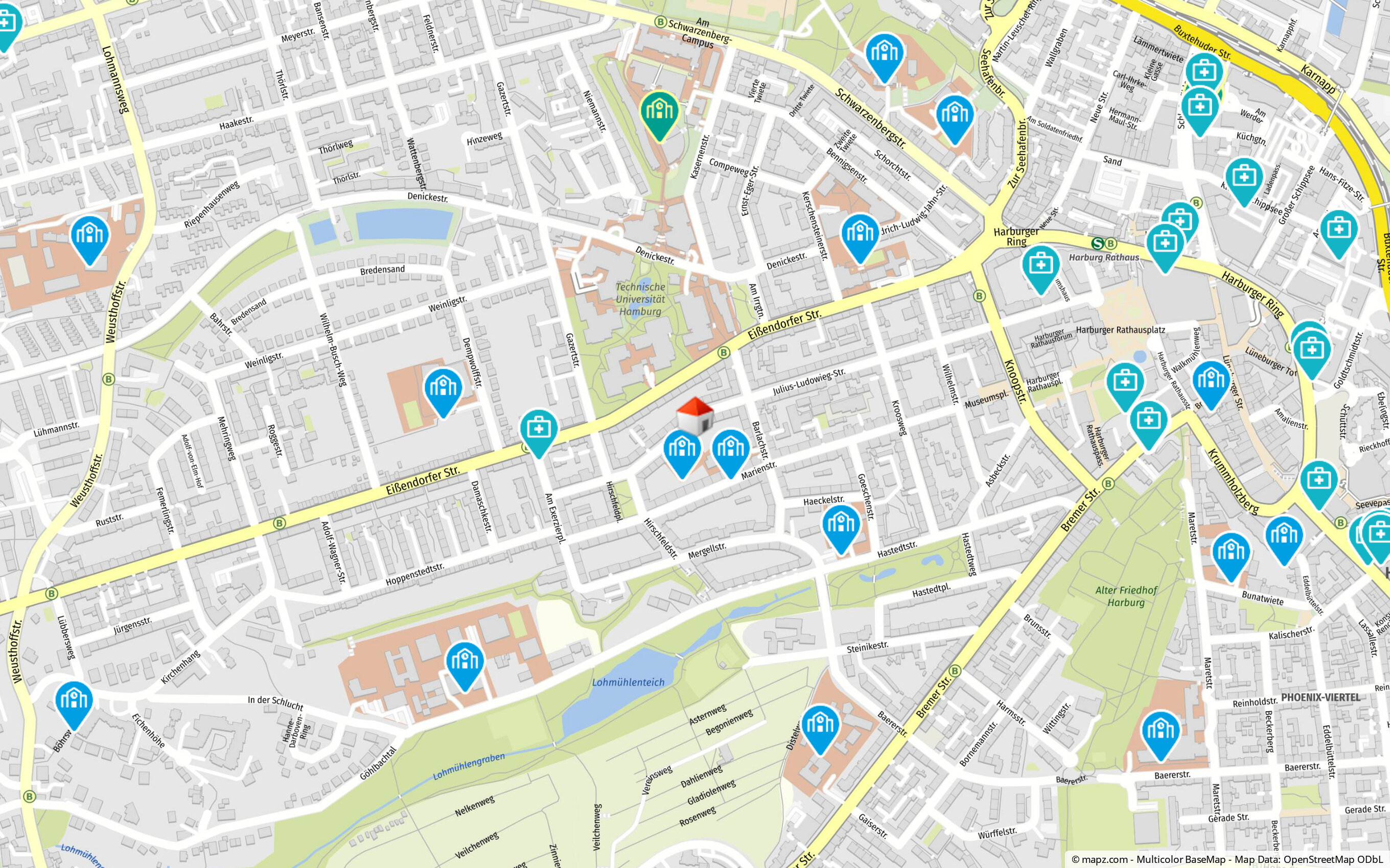 Mehrfamilienhaus zum Kauf als Kapitalanlage geeignet 1.119.000 € 440 m²<br/>Wohnfläche Harburg Hamburg 21073