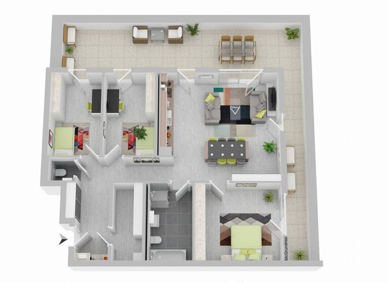 Penthouse zum Kauf 619.000 € 4 Zimmer 117,9 m² Bentwisch 18182