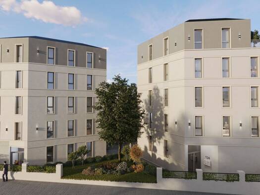 Wohnung zum Kauf - Neubau provisionsfrei 394.000 € 2 Zimmer 69,1 m² 3. Geschoss Leyher Straße Südstadt Fürth 90763