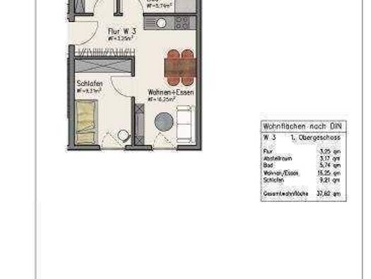 Wohnung zur Miete 485 € 2 Zimmer 37,6 m² 2. Geschoss Brunostraße 53 Konz Konz 54329