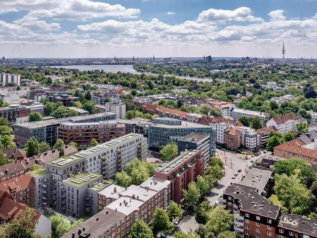 Wohnung zum Kauf - Neubau 2.740.000 € 5 Zimmer 189 m² 4. Geschoss Winterhude Nord 22301