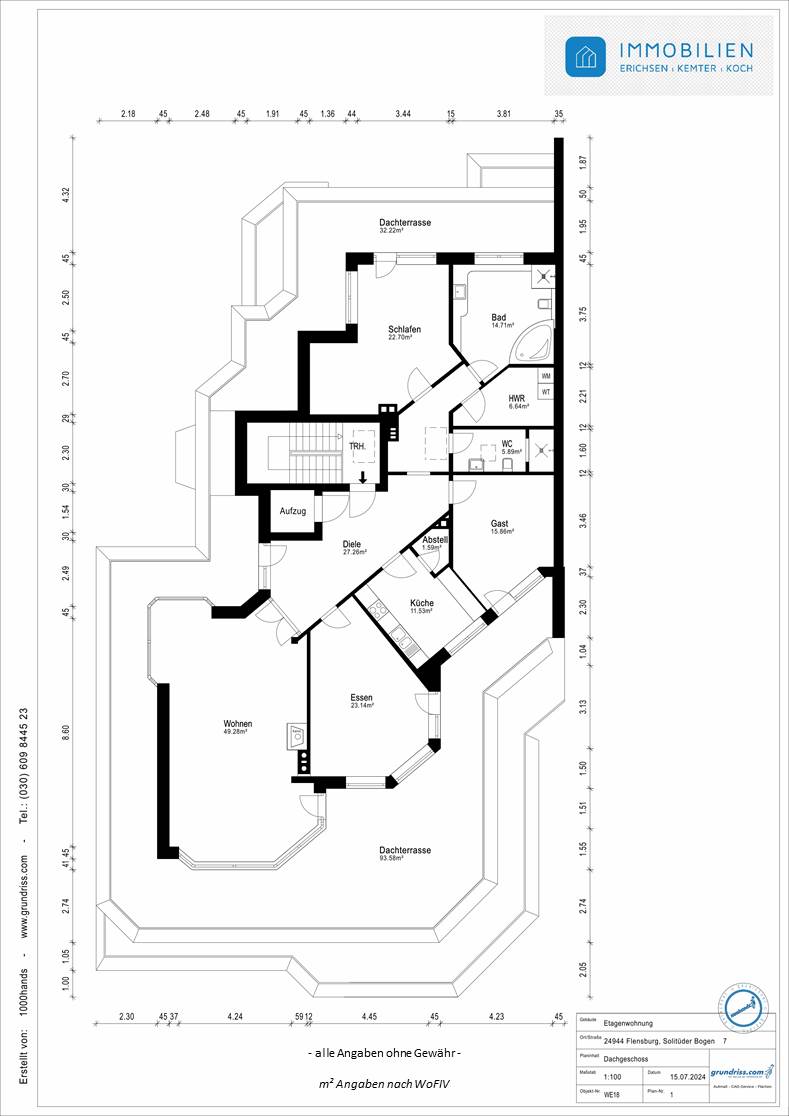 Penthouse zum Kauf 729.000 € 4 Zimmer 241 m²<br/>Wohnfläche Mürwik - Solitüde Flensburg 24944