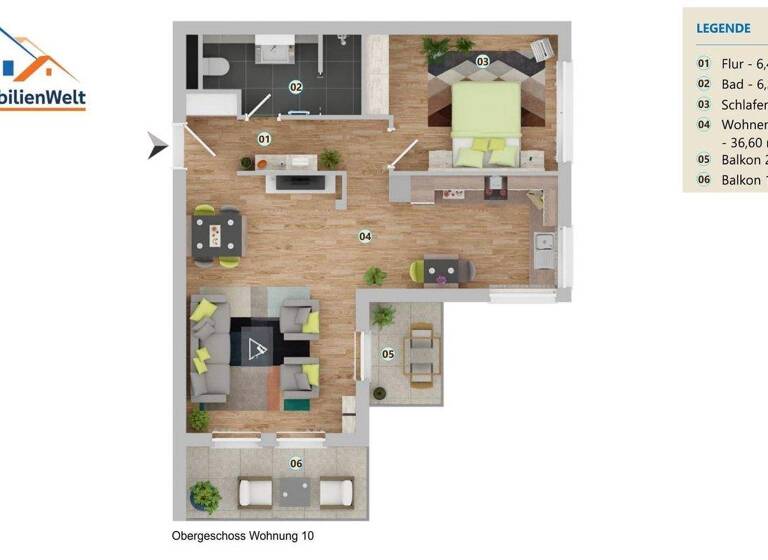 Wohnung zum Kauf - Erstbezug provisionsfrei 423.000 € 2 Zimmer 68,5 m² Göttingen 37085