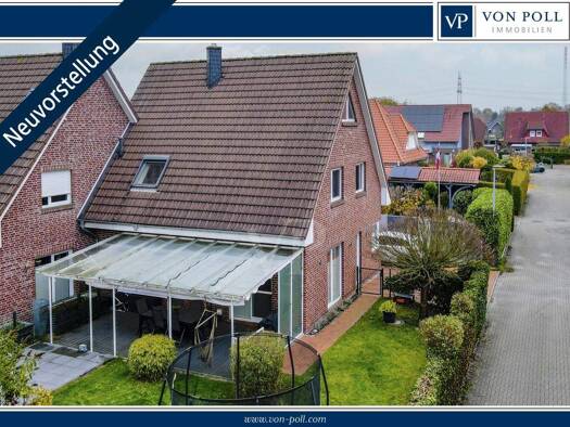 Doppelhaushälfte zum Kauf 395.000 € 5 Zimmer 154 m² 351 m² Grundstück Rüstersiel Wilhelmshaven 26386