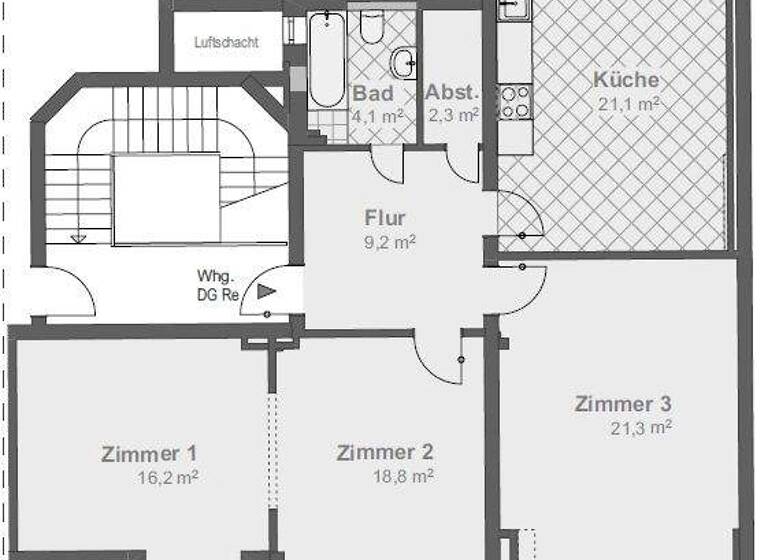 Wohnung zum Kauf provisionsfrei 660.000 € 3 Zimmer 90 m² Uhlenhorst Hamburg 22085