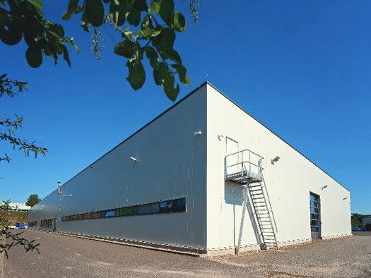 Lagerhalle zur Miete provisionsfrei 6.067 m² Lagerfläche teilbar ab 6.067 m² Lindenstraße 5 Deubachshof Krauthausen 99819