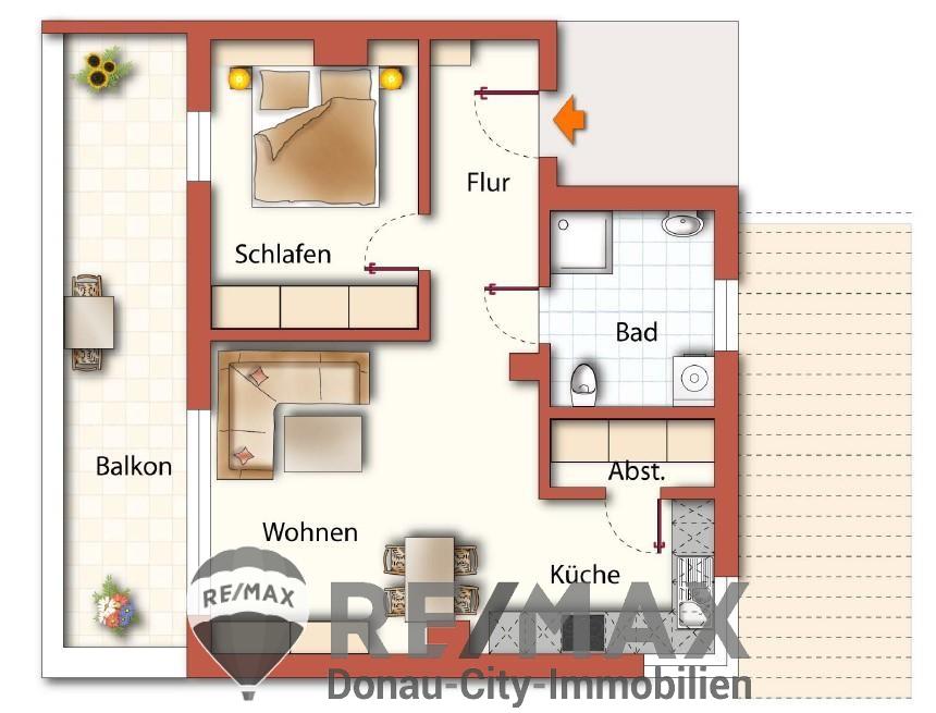 Wohnung zum Kauf 240.000 € 2 Zimmer 51 m²<br/>Wohnfläche 3.<br/>Geschoss Teesdorf 2524