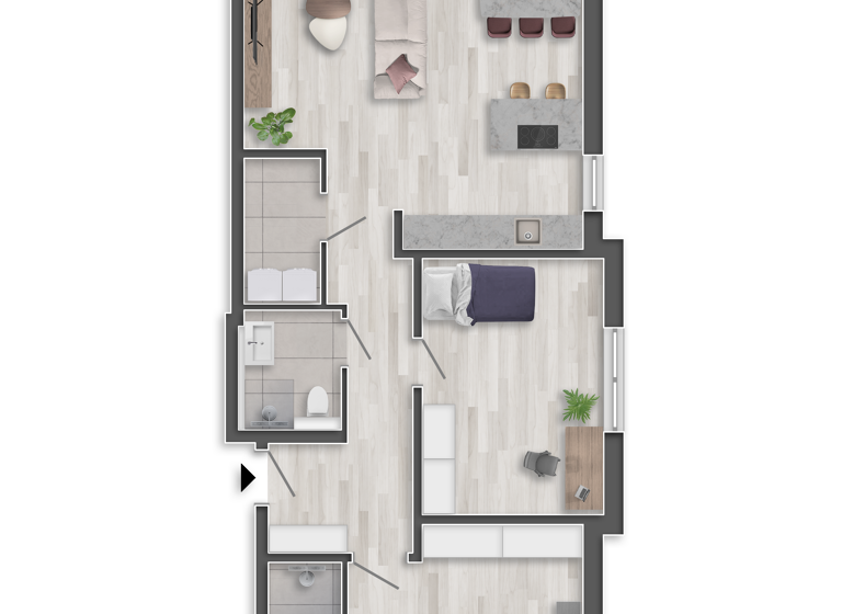 Wohnung zum Kauf provisionsfrei 499.000 € 3 Zimmer 92 m²<br/>Wohnfläche 2.<br/>Geschoss ab sofort<br/>Verfügbarkeit Sonnenweg 10 Gladbach Bergisch Gladbach 51465