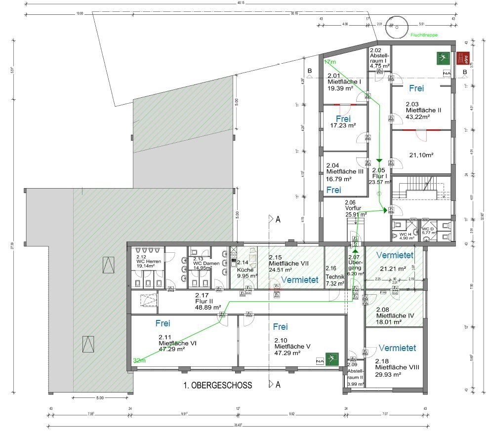 Bürofläche zur Miete 230 € 16 m²<br/>Bürofläche ab 16 m²<br/>Teilbarkeit Hitzhusen 24576