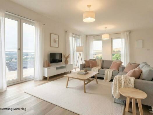 Wohnung zur Miete - Erstbezug 1.225 € 3 Zimmer 81,5 m² frei ab sofort Korlingen 54317