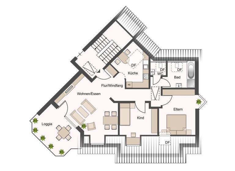 Wohnung zur Miete 1.037 € 3 Zimmer 79,8 m² 2. Geschoss frei ab 01.06.2026 Markkleeberg 04416