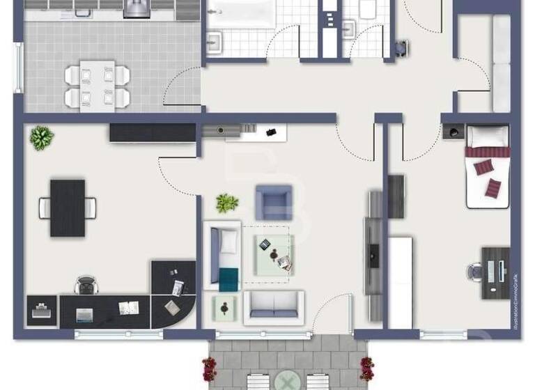 Wohnung zum Kauf 184.000 € 3 Zimmer 69 m² 3. Geschoss Zündorf Köln 51143