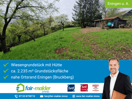 Land-/Forstwirtschaft zum Kauf 44.000 € 2.235 m² Grundstück Eningen Eningen unter Achalm 72800