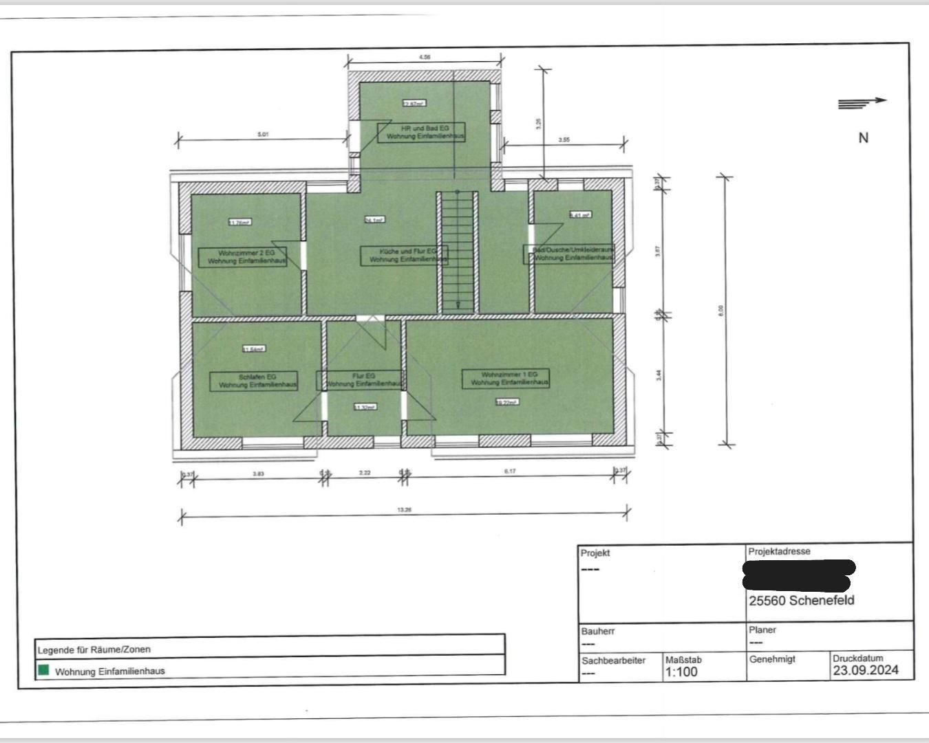 Haus zum Kauf 169.000 € 97 m²<br/>Wohnfläche 591 m²<br/>Grundstück Holstenstraße 78 Schenefeld Schenefeld 25560